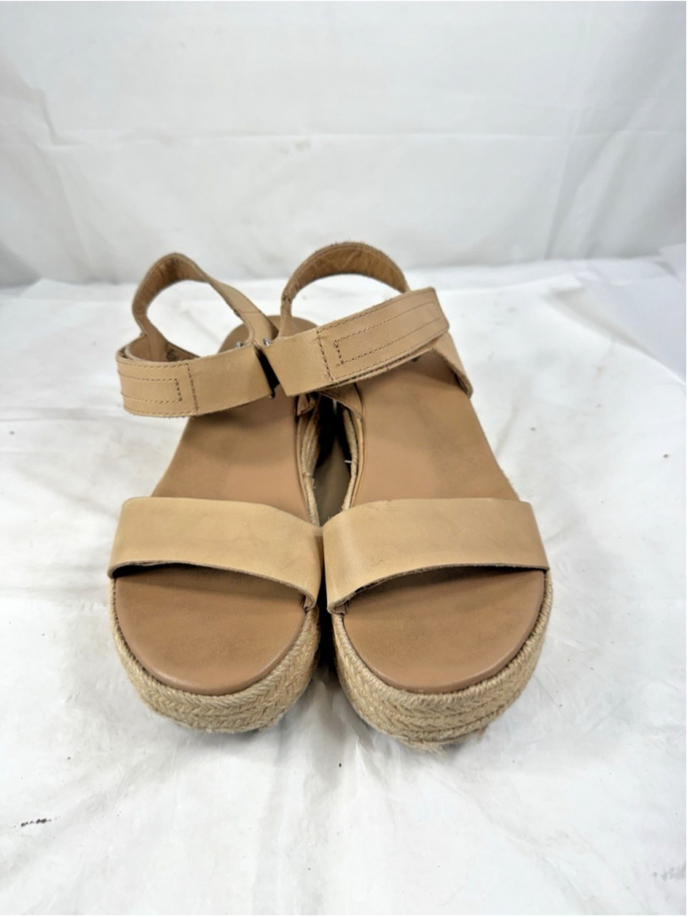 Sorel Cameron Wedge Cork Slingback Sandal Size 7 BEIGE - Picture 13 of 16